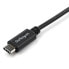Фото #4 товара StarTech.com Right-Angle USB-C Cable - M/M - 1 m (3 ft.) - USB 2.0 - 1 m - USB C - USB C - USB 2.0 - 480 Mbit/s - Black