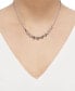 ფოტო #2 პროდუქტის Cubic Zirconia 16" Collar Necklace in Sterling Silver