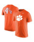 Фото #1 товара Men's Orange Clemson Tigers Disney+ 4Â½ Player T-shirt