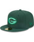 Фото #2 товара Men's Green Green Bay Packers Monocamo 59FIFTY Fitted Hat