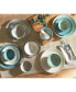 Siterra Mixed Speckled 16-Pc. Dinnerware Set