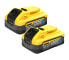 Фото #1 товара DeWalt Actulet 18V 5,0AH 2 шт. PowerStack DCBP518H2