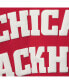 Фото #5 товара Women's Red Chicago Blackhawks Lace-Up Jersey T-shirt