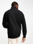 Фото #5 товара GANT shield logo half zip sweatshirt in black