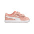 Фото #1 товара Puma Smash 3.0 Slip On Toddler Girls Pink Sneakers Casual Shoes 39203807