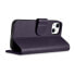 Фото #8 товара Чехол для смартфона ICARER кожаный с карманом для карт iPhone 14 Pro Max фиолетовый.