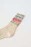 Фото #2 товара Ski collection twisted yarn knit socks