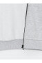 Kapüşonlu Uzun Kollu Erkek Fermuarlı Sweatshirt