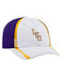 Фото #3 товара Men's White, Purple LSU Tigers Iconic Flex Hat