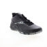 Фото #2 товара Reebok More Buckets Mens Black Leather Lace Up Athletic Basketball Shoes