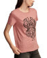 Фото #3 товара Women's Follow Your Heart Graphic Tee