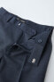 Premium tessuti piemontesi wool blend suit trousers