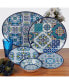 Фото #4 товара Certified Mosaic 2 Piece Melamine Platter Set