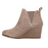 Фото #3 товара TOMS Kelsey Wedge Booties Womens Beige Casual Boots 10014174T