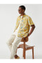 Фото #2 товара Рубашка Koton с коротким рукавом в цветочном принте