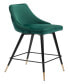 Фото #1 товара 36" Steel, Polyester Piccolo Pencil Legs Counter Chair