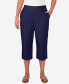 ფოტო #1 პროდუქტის Women's All American Twill Capri with Pockets Pants
