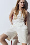 Фото #2 товара Dressy Linen-blend Shorts