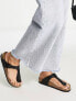 Фото #7 товара Birkenstock Gizeh toepost sandals in black