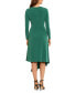 Фото #2 товара Women's Matte Jersey Asymmetrical Dress