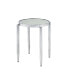 Фото #2 товара Abbe End Table in Glass & Chrome Finish