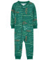 Фото #6 товара Toddler 1-Piece Shark 100% Snug Fit Cotton Footless Pajamas 3T