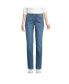 ფოტო #1 პროდუქტის Women's Recover Mid Rise Boyfriend Blue Jeans