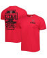 Фото #1 товара Men's Red Utah Utes Logo Campus Icon T-shirt