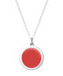 ფოტო #2 პროდუქტის Sailboat Pendant Necklace in Sterling Silver and Enamel, 16" + 2" Extender