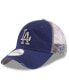 Фото #1 товара Men's Royal Los Angeles Dodgers Team Rustic 9TWENTY Snapback Adjustable Hat