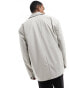 Weekday Eman oversized blazer in grey-beige melange