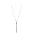 ფოტო #1 პროდუქტის 5A Cubic Zirconia Vertical Bar Pendant Necklace