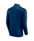 Фото #4 товара Men's Deep Sea Blue Seattle Kraken Underdog Mindset Quarter-Zip Jacket