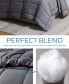 Premium All Season Quilted Down Alternative Comforter, Full Серый, Twin XL - фото #5