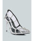ფოტო #2 პროდუქტის diamante clear stiletto heel pumps