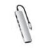 Фото #2 товара Satechi Aluminum USB-C Slim Multi-Port 7 in 1 Adapter"Silber USB-C 7 in 1