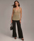 ფოტო #6 პროდუქტის Women's Metallic-Knit Tank Top