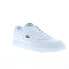 Фото #2 товара Lacoste Lineset 223 1 SMA Mens White Leather Lifestyle Sneakers Shoes