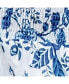 ფოტო #3 პროდუქტის Women's Blue & White Floral Smocked Waist Straight Leg Pants