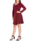 Women's Plus Size Fit and Flare Skater Dress