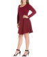 ფოტო #2 პროდუქტის Women's Plus Size Fit and Flare Skater Dress