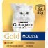 Фото #1 товара PURINA Gourmet Gold Assorted Mousse 8x85g Cat Food