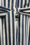 Фото #7 товара Платье-рубашка миди в полоску ZARA