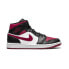Фото #2 товара Кроссовки Nike Air Jordan 1 Mid Bred Toe (Белый, Красный, Черный)
