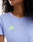 adidas Running Adizero t-shirt in blue