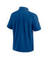 ფოტო #3 პროდუქტის Men's Royal Indianapolis Colts Sideline Coach Short Sleeve Hoodie Quarter-Zip Jacket