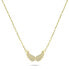 Delicate gold-plated angel wings necklace NCL84Y