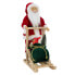 Фото #1 товара Weihnachtsmann Figur mit Holzschlitten