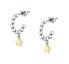 Charming steel earrings with stars Talismans SAIX28