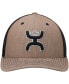 ფოტო #3 პროდუქტის Men's Tan, Black Sterling Trucker Snapback Hat